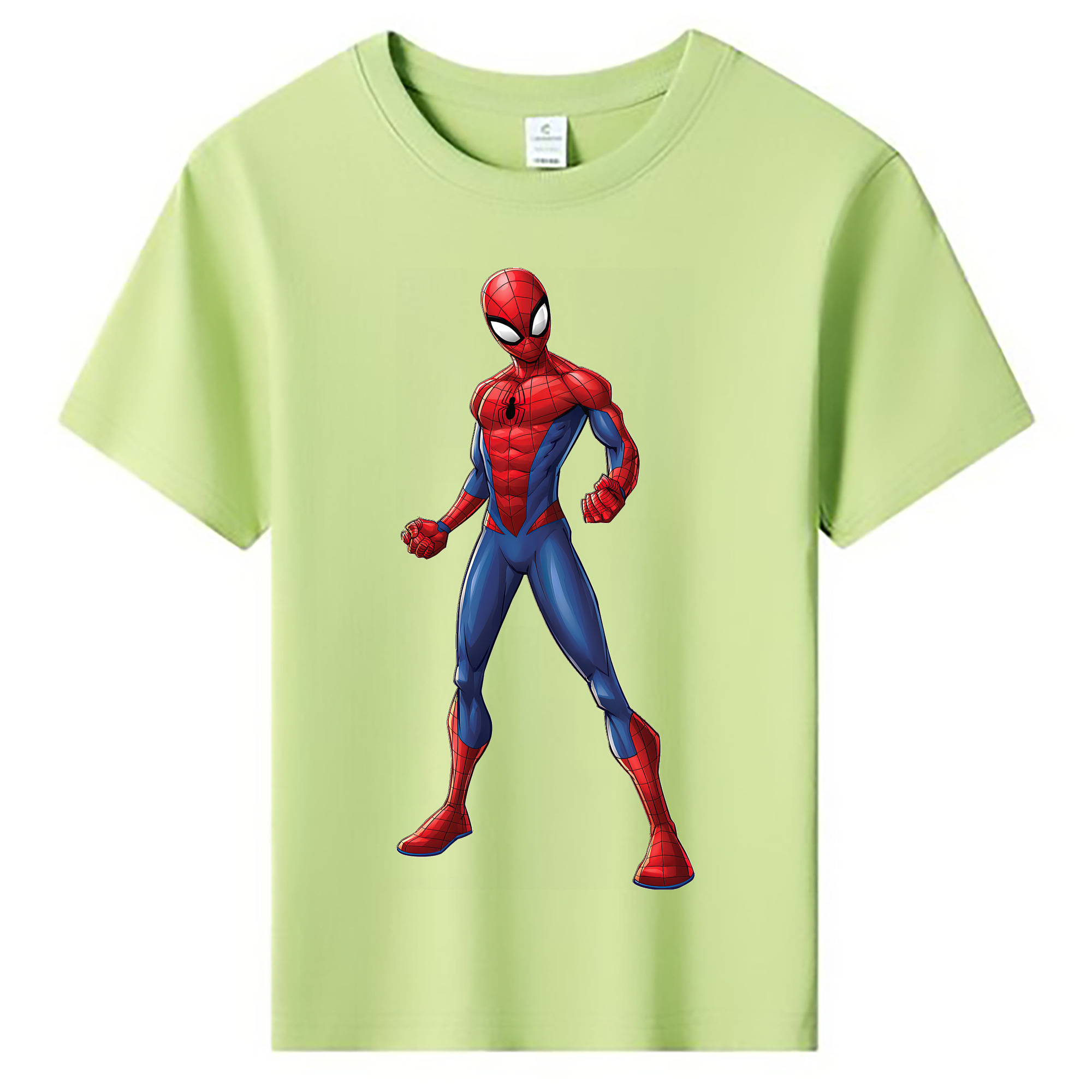 （画像用） Spider Man スパイダーマン 綿100％キッズTシャツ（フロントプリント）